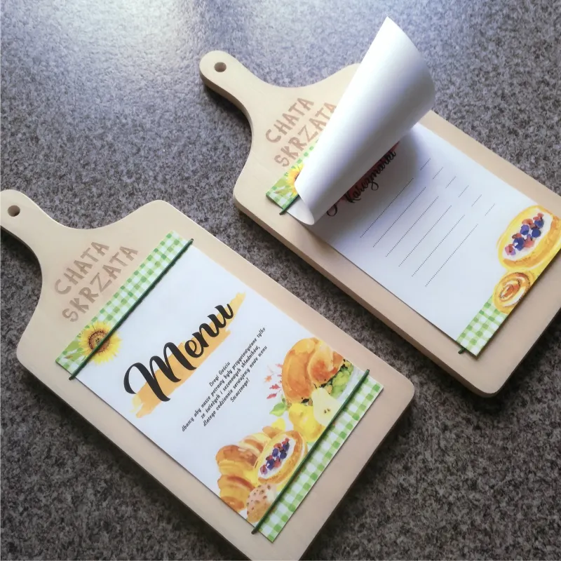 Projekt i wykonanie menu – Chata Skrzata